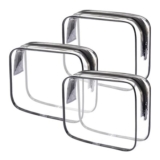 2-Pack Clear Toiletry Bag, TSA Approved, Quart-Sized 3-1-1 Kit