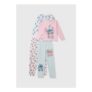 2 Pack Disney Girls Pink Stitch Pyjama Set (5-13yrs)