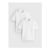 2 Pack Unisex Polo Shirts with Perfect White
