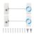 2-Pack Window Safety Locks with Keys, White, UPVC, No Drilling