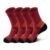 2 Pairs Cushioned Anti Blister Wool Hiking Socks