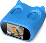 2 in 1 Microscope and Telescope, Portable Mini Pocket 1000X Handheld Microscopes, 1000m 10X Telescope for Kids, Childrens Telescopes with 1920P, Great STEM Activity Science Toys,Gifts for Boys & Girl