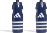 2 x Adidas Tiro Water Bottles 500ml – navy and white three stripes