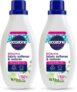 2 x Ecozone BIOActive Fabric Softener & Restorer, Gentle Fabric Conditioner, 50 Washes