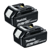2 x Makita BL1850 18V LXT 5.0Ah Li-Ion Battery