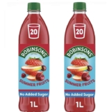 2 x Robinsons Summer Fruits Squash, 1L – £1.86 / £1.58 S&S