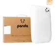 2 x panda memory foam pillows with covers