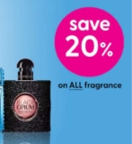 20% Off Selected Fragrance – Includes Discounted Lines & Premium Brands – Extra 10% off With Student Discount (Free C&C)