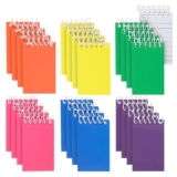 24-Pack Top Spiral Mini Notepads Bulk Spiral Notepads for Note Taking To-Do-Lists Party Favours Stocking Stuffers Lined Paper 6 Colours 6 x9 cm