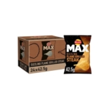 24 X 42.5g Packs Walkers Max Flame Grilled Steak Flavour 24 X 42.5g