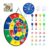 26 Inches Kids Dart Board Set, Double Sided