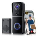 2K HD Safe Doorbell Camera with Ring Chime