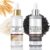 2PCS Peel Shot Glow Rice Ampoule Duo, Peel Shot Glow Rice Ampoule Duo White Rice Black Rice Ampoule, Face Scrub Exfoliator Pore Minimizer for Face, Hydrating, Refining Pores, for All Skin Type
