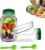 2Pcs Salad Pod Container with Forks, Vertical Layering Salads Pod with Leakproof Dressing Case Built-in Bowl Design Salad Jar with Side Opening Salads Containers for Lunch Office Picnic