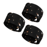 3-Pack Adjustable Mesh Chef Hats with Ice Cream Pattern