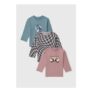 3 Pack Boys Multicolour Checkerboard Gamer T-Shirts (7-15yrs)