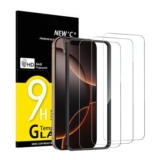 3-Pack iPhone 17/17 Pro/16 Pro Screen Protector, 6.3-Inch Tempered Glass