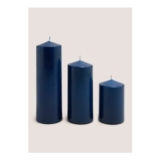 3 Piece Navy Eid Candle Set