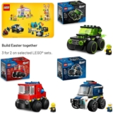 3 for 2 on Selected LEGO Sets e.g 3x LEGO City 60484 Rides Gaming Race Car / 60482 Rides Fire Truck / 60481 Rides Police Truck . Free C&C