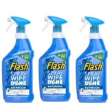 3 x Flash Spray Wipe – Bathroom Antibacterial Cleaning Spray White Blossom 8000ml ( £3.88 – £4.63 with s&s)