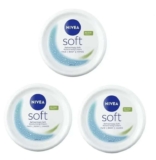 3 x NIVEA Soft Moisturising Cream 200ml, 48H Face Moisturiser, Body and Hands Day Cream ( £5.07 – £6.48 with s&s)