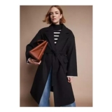 365 by Freemans Black Wrap Coat