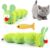 3Pcs Catnip Toys for Cats, Cat Toys with Catnip Plush Caterpillar Catnip Toys Bite-Resistant Interactive Cat Chew Toy for Teeth Cleaning Fun Cats Toy for Kittens and Adult Cats (Multicolor A)