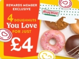 4 Doughnuts Via Rewards App (Instore)