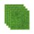 4 Pcs Miniature Grass Mats 15×15 Cm Faux Turf