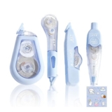 4-Piece Drop-Resistant Correction Tape Set with Cartoon Sticker Blue