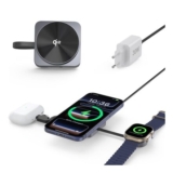 4-in-1 15W Qi2 Certified Magnetic Charging Station Apple Watch and iPhone