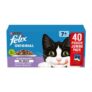 40 x 85g FELIX Senior 7 Mixed Selection in Jelly Wet Cat Food (£7.50/£6.50 S&S)