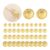 40pcs Brass Gold Decorative Buttons for Blazer 15-25mm
