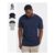 5 Pack Pure Cotton Crew T-Shirts Extra Long Length