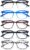 5 Pack Reading Glasses for Women – Anti Blue Light Blocking with Spring Hinges Readers for Women