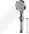 5-Spray Handheld Showerhead with 2 Long-Lasting Filter Cartridges, High Pressure Filter Shower Head with On/Off Hold Function for Water Saving, Powerful Spray for Low Flow, Easy Installation