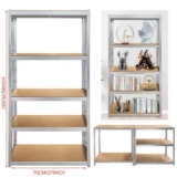 5 Tier Heavy Duty Galvanised Adjustable Shelf Racking Unit Storage ( Upto 875KG load ) 76p creditZhitaozhang Tool Store(UK)