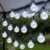 50LED Solar Fairy Lights Garden Outdoor, 8M/26FT Solar String Lights , Waterproof Solar Powered Bubble Lights, 8 Modes with 8-Hour Timer, Suitable for Garden, Party, Yard, Decoration (Cold White)