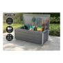 515L Light Grey Outdoor Storage Deck Box for Garden Tools