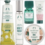 5,450 free goodybags worth £45, with any purchase (50 per store, all 109 stores) – White Musk, Tea Tree Oil, Shea Body Butter 2 more