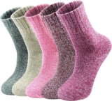 5/7 Pairs Womens Socks, Ladies Winter Thermal Sock, Cosy Warm Socks Womens, Boot Sock Gifts for Women