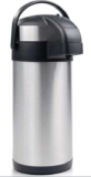 5L Stainless Steel Airpot Flask Hot Drink Dispenser – Silver