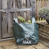 5x Heavy duty Green Garden sack, 150L 20kg