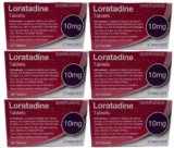 6 Months Supply Loratadine Hayfever & Allergy Relief 10mg Tablets ( 30 x 6 ) GSL. Sold by healthcare UK