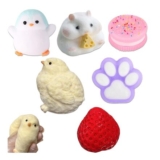 6 PCS Squishy Toys, Squishies Toys, Squishys, Assorted Squeeze Stress Relief