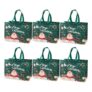 6 Pack Christmas Gift Bags with Tote Handles