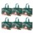 6 Pack Christmas Gift Bags with Tote Handles