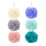 6-Pack Loofah Shower Sponges, Exfoliating Bath Poufs
