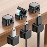 6 Pack Magnetic Adhesive Cable Clips – Spring Cord Organizer for Desk, Wall 40% Discount At Checkout Sold BY Amazon Haul Global
