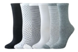 6 Pairs Amazon Essentials Womens Crew Socks, Cotton Size 3-7 £3.57 / £3.99 S&S